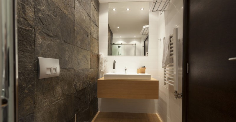 Natursteine im Badezimmer